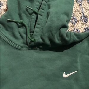 Nike Forest Green Pullover with White Swoosh